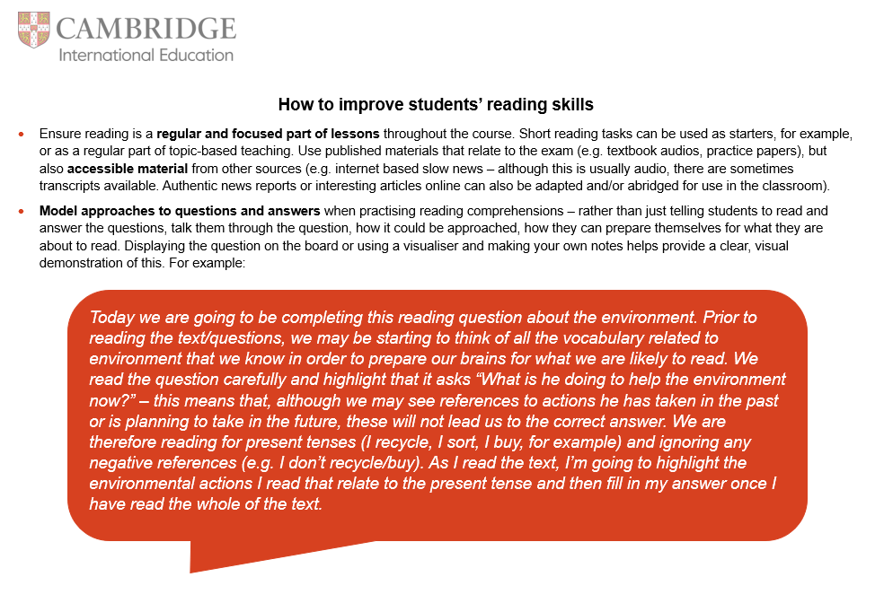 improve reading